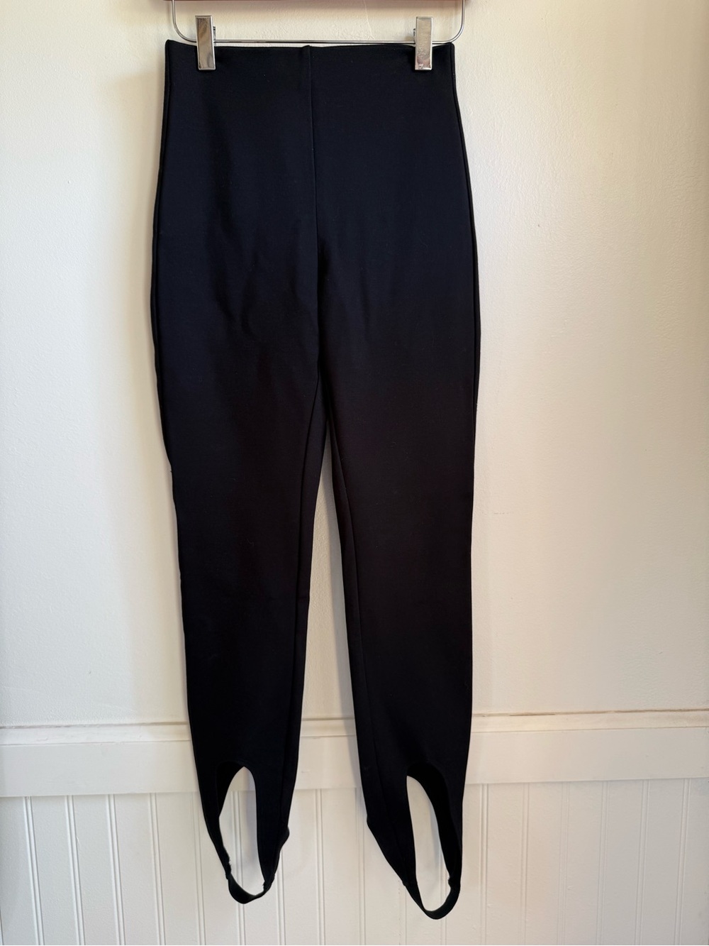 NEW Tuckernuck Women's Ponte Stirrup Leggings High Rise Black Size XS Balletcore